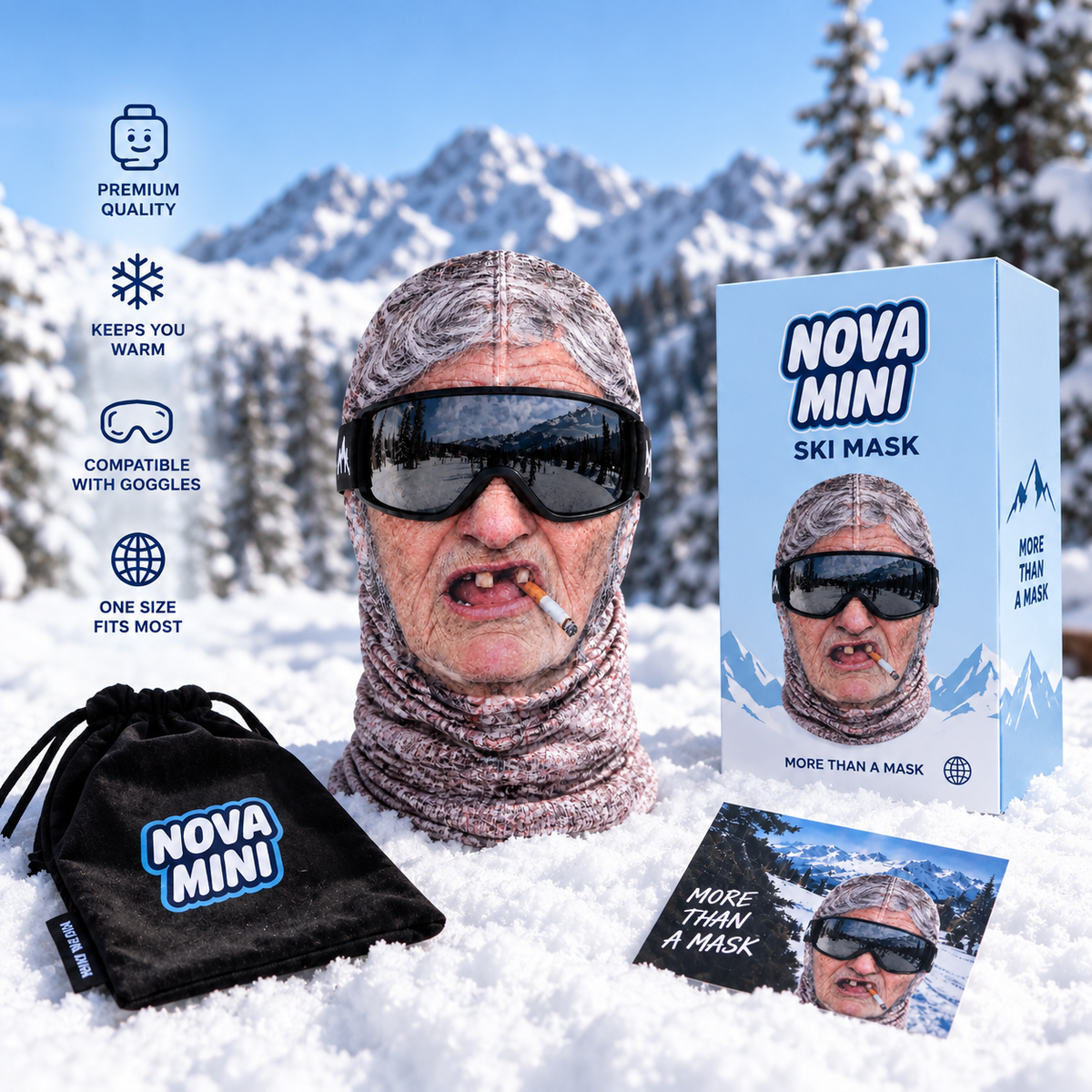 Nova Mini Old School Ski Masks